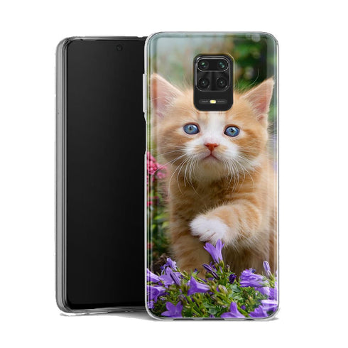 Coque Xiaomi Note 9 Flowery Garden Lovely and enchanting cat